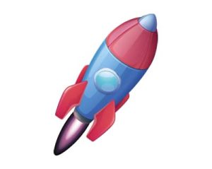Eine Rakete steht symbolisch für ein Startup-Business, das wir gerne beraten